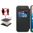 Carcasă Wallet MagSafe RFID flip cu protecție pentru camera foto pentru iPhone 17 Pro Max