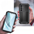 Husă blindată pentru Samsung Galaxy S24+ Plus, R-JUST, negru