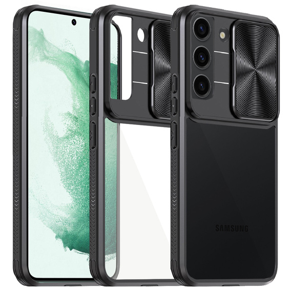 Huse pentru Samsung Galaxy S22, Slide Camera, negru