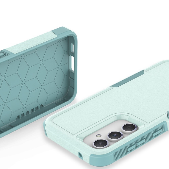 Husa blindată pentru Samsung Galaxy S23 FE, Dual Shockproof, verde