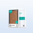 NILLKIN flip case NILLKIN pentru Samsung Galaxy S25 Ultra, CamShield Qin Pro, piele, maro