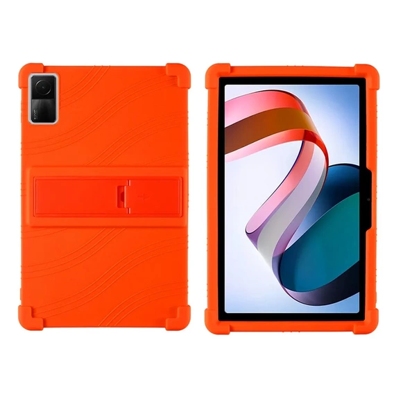 Silicon husă pentru Xiaomi Redmi Pad SE 11", Impact, armat, portocaliu