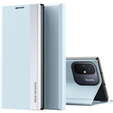 Cu clapetă pentru Xiaomi Redmi 12C, Side Magnetic, albastru