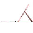 Husă pentru tastatură pentru iPad 11" 2025 A16 (11 gen.) / iPad 10.9" 2022 (10 gen.), Rotary 360° Leather, roz rose gold