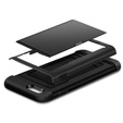 Huse pentru iPhone 7/8/SE 2020/SE 2022, Sliding Card Holder, negru
