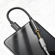 Adaptor audio USB-C la mini jack 3,5 mm pentru smartphone-uri cu port USB-C fără conector AUX