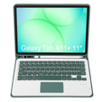 Husă cu tastatură Bluetooth și touchpad pentru Samsung Galaxy Tab A11+
