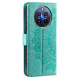 Cu clapetă pentru Realme 12 Pro 5G / 12 Pro+ 5G, Mandala, verde