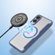 Dux Ducis Huse pentru Samsung Galaxy S25 Edge, Skin X Pro, MagSafe, albastru închis