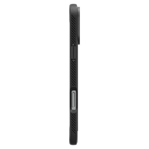 Carcasa Spigen pentru iPhone 16 Pro, Rugged Armor MagSafe, gri + Tempered Glass 9H