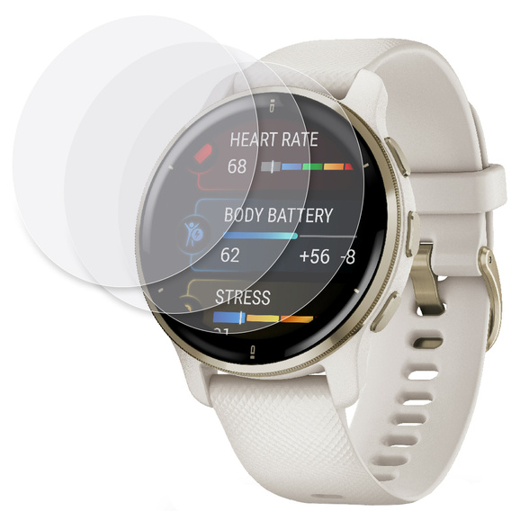 3x ERBORD Hydrogel Foil pentru Garmin Venu 2 Plus