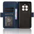 Cu clapetă pentru Realme 12 Pro 5G / 12 Pro+ 5G, Card Slot, albastru închis