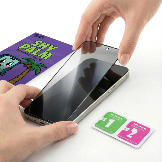 Sticlă temperată Shy Palm Privacy pentru iPhone 17 Pro