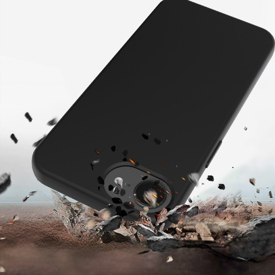 Huse pentru iPhone 16e, Silicone MagSafe, negru