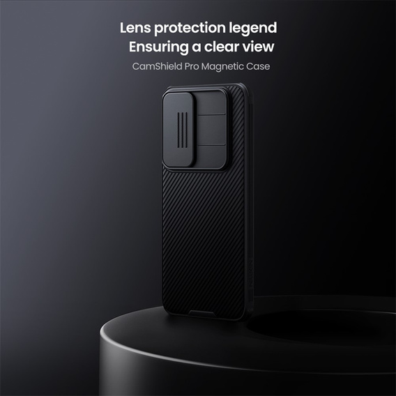 Carcasa Nillkin pentru Samsung Galaxy S25 FE, CamShield Pro MagSafe, negru