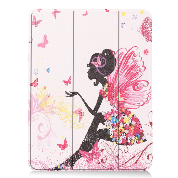 Husă pentru Apple iPad Air 11" 6 gen. 2024 (A2902, Smartcase, girl