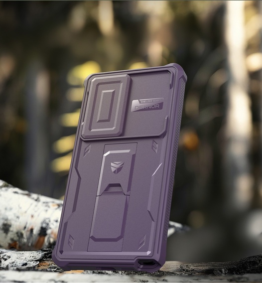 Husă blindată pentru Samsung Galaxy S25 Ultra, Dexnor Full Body (Two Frames), violet