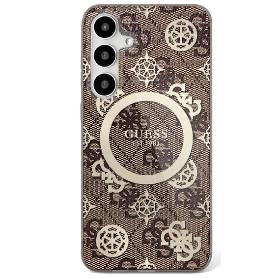 Husă GUESS Magnetic IML Peony pentru Samsung Galaxy S25