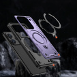 Carcasă pentru Xiaomi Redmi Note 14 5G, Military MagSafe, violet + 9H Glass