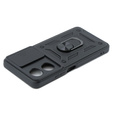 Husă blindată pentru Oppo A58 4G, CamShield Slide, negru