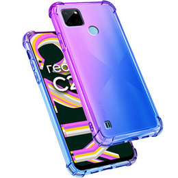 Husa pentru Realme C21Y / C25Y, Gradient Dropproof, albastru
