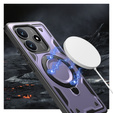 Carcasă pentru Xiaomi Redmi Note 14 5G, Military MagSafe, violet + 9H Glass