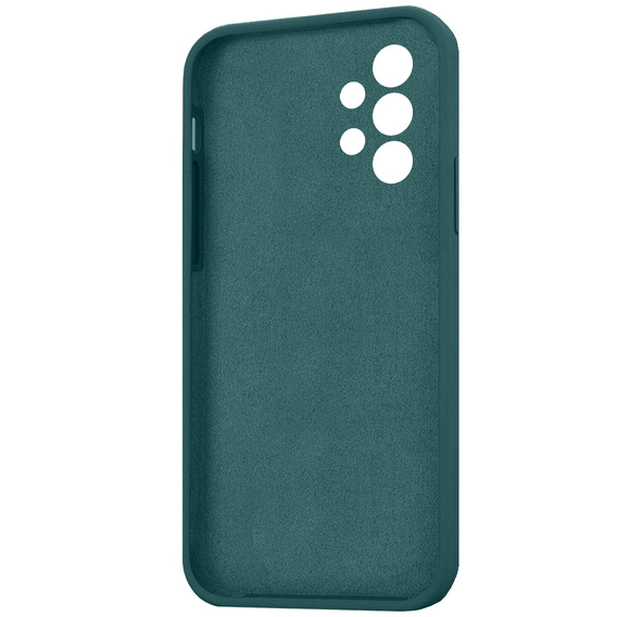 Husa pentru Samsung Galaxy A13 4G, Silicone Lite, verde închis