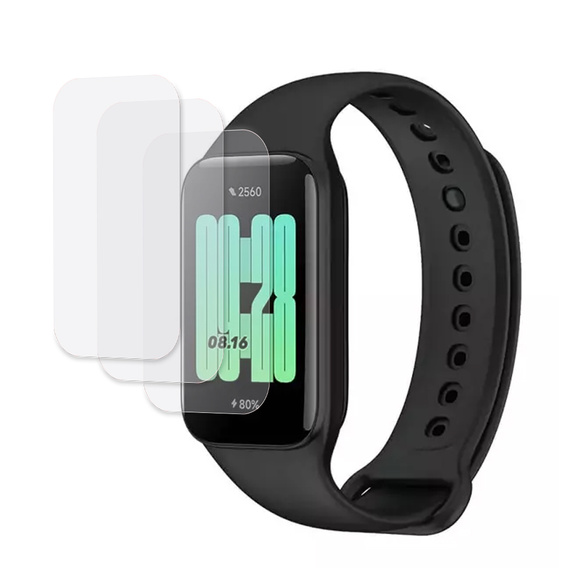 3x ERBORD Hydrogel Foil pentru Xiaomi Redmi Smart Band 2