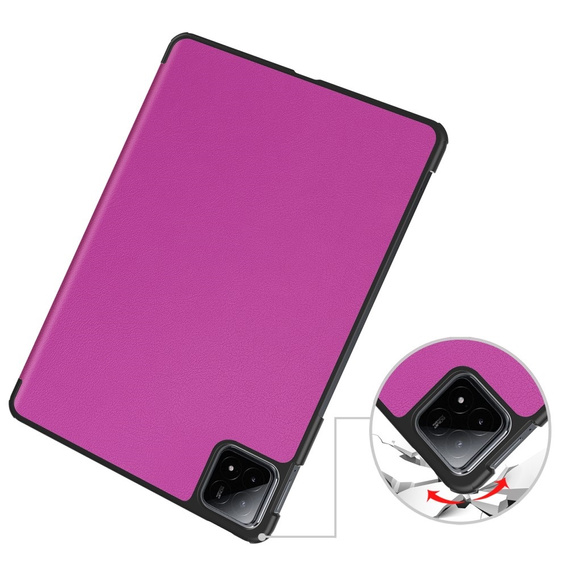 Husă pentru Xiaomi Pad 6S Pro 12.4, Smartcase, violet