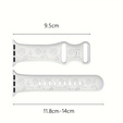 Curea din silicon pentru Apple Watch 1/2/3/4/5/6/7/8/9/SE 38/40/41/mm