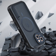 Husă impermeabilă pentru iPhone 13, Redpepper, pentru MagSafe, negru