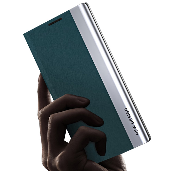 Cu clapetă pentru Xiaomi Redmi 12C, Side Magnetic, verde