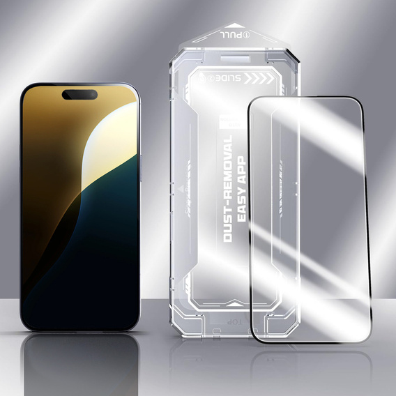 Sticlă temperată ERBORD cu aplicator pentru iPhone 17 Pro