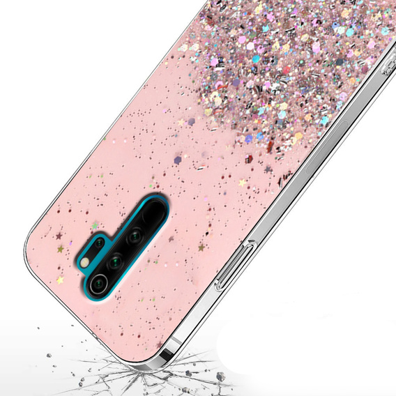 Huse pentru Xiaomi Redmi Note 8 Pro, Glittery, roz