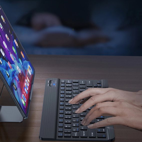 Set tastatură wireless și mouse Bluetooth pentru Android/Windows, negru