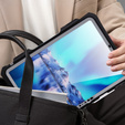 Husă impermeabilă SHELLBOX IP68 pentru Apple iPad Pro 11” 5 generația 2024, negru