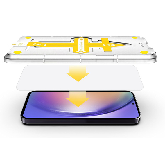 2x Sticlă călită pentru Samsung Galaxy S24+ Plus / S25+ Plus, ERBORD Easy App 9H Screen Protector