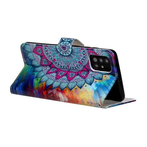 Cu clapetă pentru Samsung Galaxy A51, Wallet, Mandala Flower