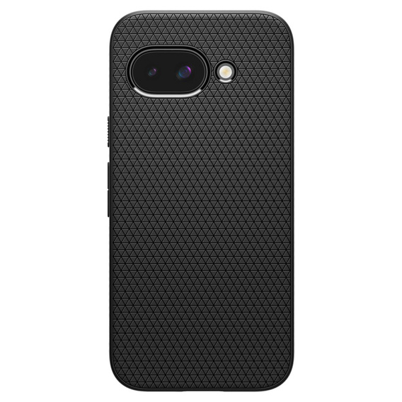 Carcasa Spigen pentru Google Pixel 9A, Liquid Air, negru + 9H Tempered Glass