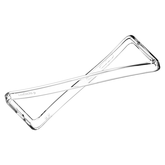 Carcasă MagSafe Spigen pentru Samsung Galaxy S25+ Plus, Ultra Hybrid, transparent / alb + 9H Tempered Glass