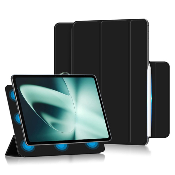 Huse pentru OnePlus Pad, Magnetic, Smartcase, negru
