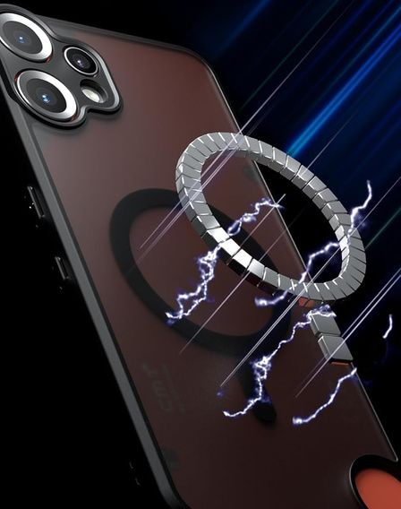 Husă pentru CMF Nothing Phone 2 Pro, pentru MagSafe, ERBORD Matt Case, negru