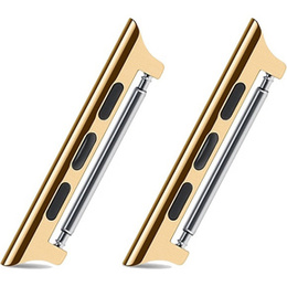 Zapięcie ze stali nierdzewnej do zegarka Apple Watch 1/2/3/4/5/6/7/SE 42/44/45mm, Gold