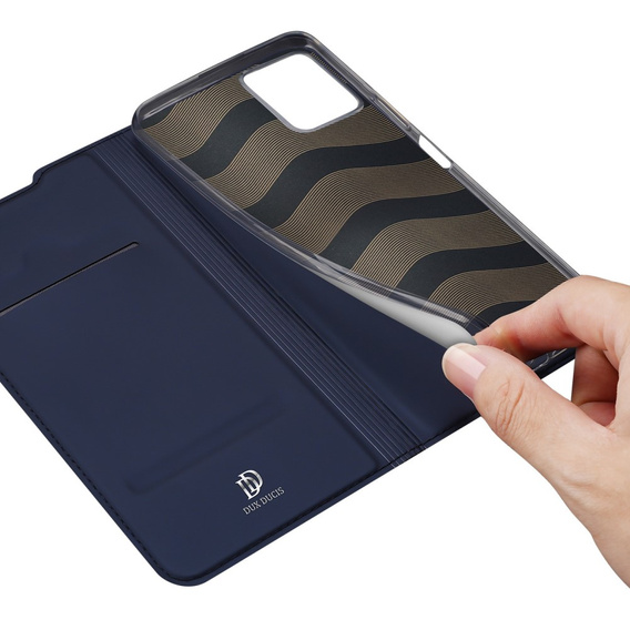 Dux Ducis Huse pentru Vivo Y01, Skinpro, albastru închis