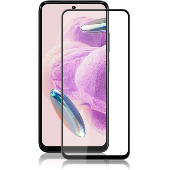 Mocolo Full Glue sticlă călită pentru Xiaomi Redmi Note 12S, cadru negru