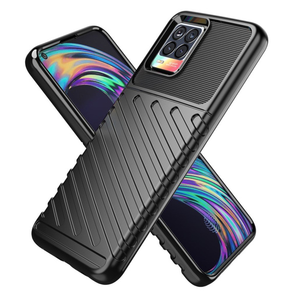 Huse pentru Realme 8/8 Pro, Thunder, negru