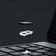 Carcasă + tastatură Galaxy Tab S9, NILLKIN Bumper Pen Slot, negru