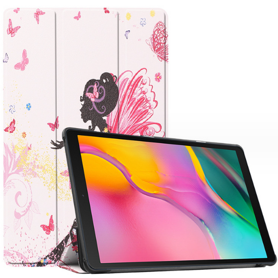 Husă pentru Lenovo Tab M11, Smartcase, lady butterfly