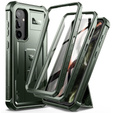 Husă blindată pentru Samsung Galaxy S23 FE, Dexnor Full Body (Two Frames), verde
