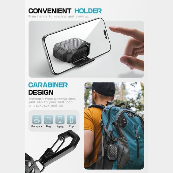 Husă de protecție Supcase Unicorn Beetle Pro MagSafe IP68 pentru Apple AirPods Pro 3